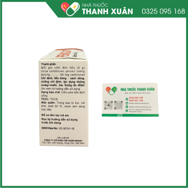 Pemolip 50mg thuốc điều trị nhiễm khuẩn